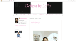 Desktop Screenshot of designsbylaila.com